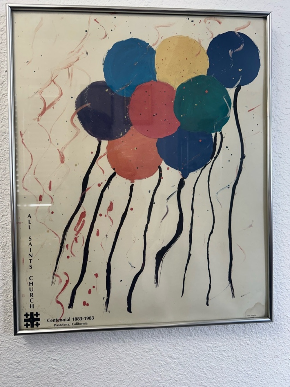 All Saints Centennial Balloon Art Print - Multicolor